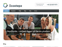 Tablet Screenshot of ecostepz.com
